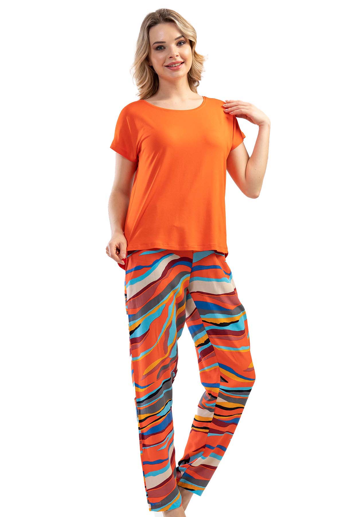 Vıscon Yarasa Kol Pijama Takım
