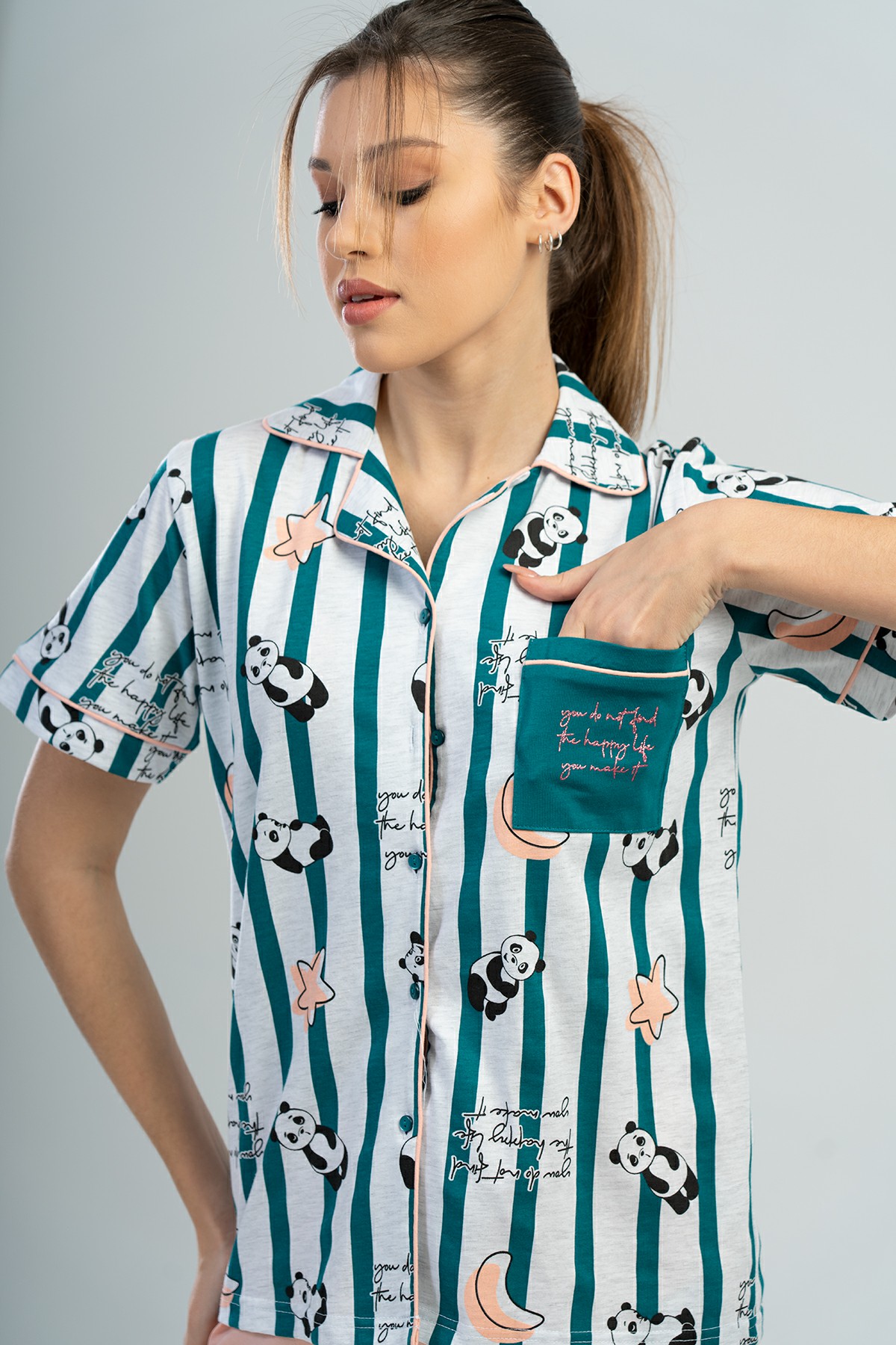 Kadın Şortlu Pijama Takım
