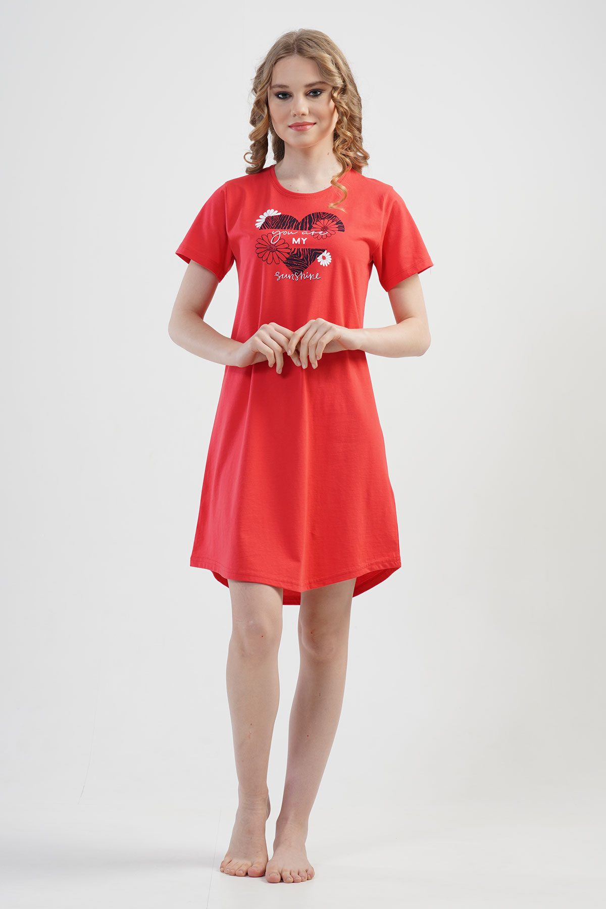 KADIN P.SUPREM O YAKA KISA KOL ETEGI OVAL TUNIK