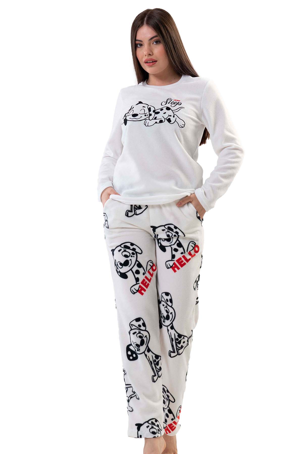 Polar Uzun Kol Pijama Takım

