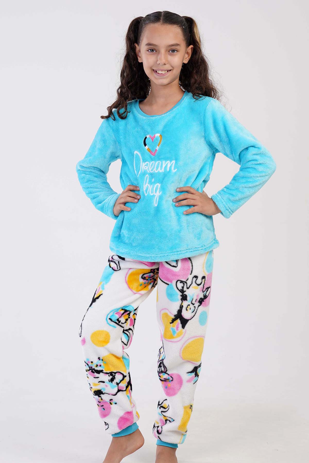 Kız Çocukwelsoft Uzun Kol Pijama Takım(7-8/13-14)
