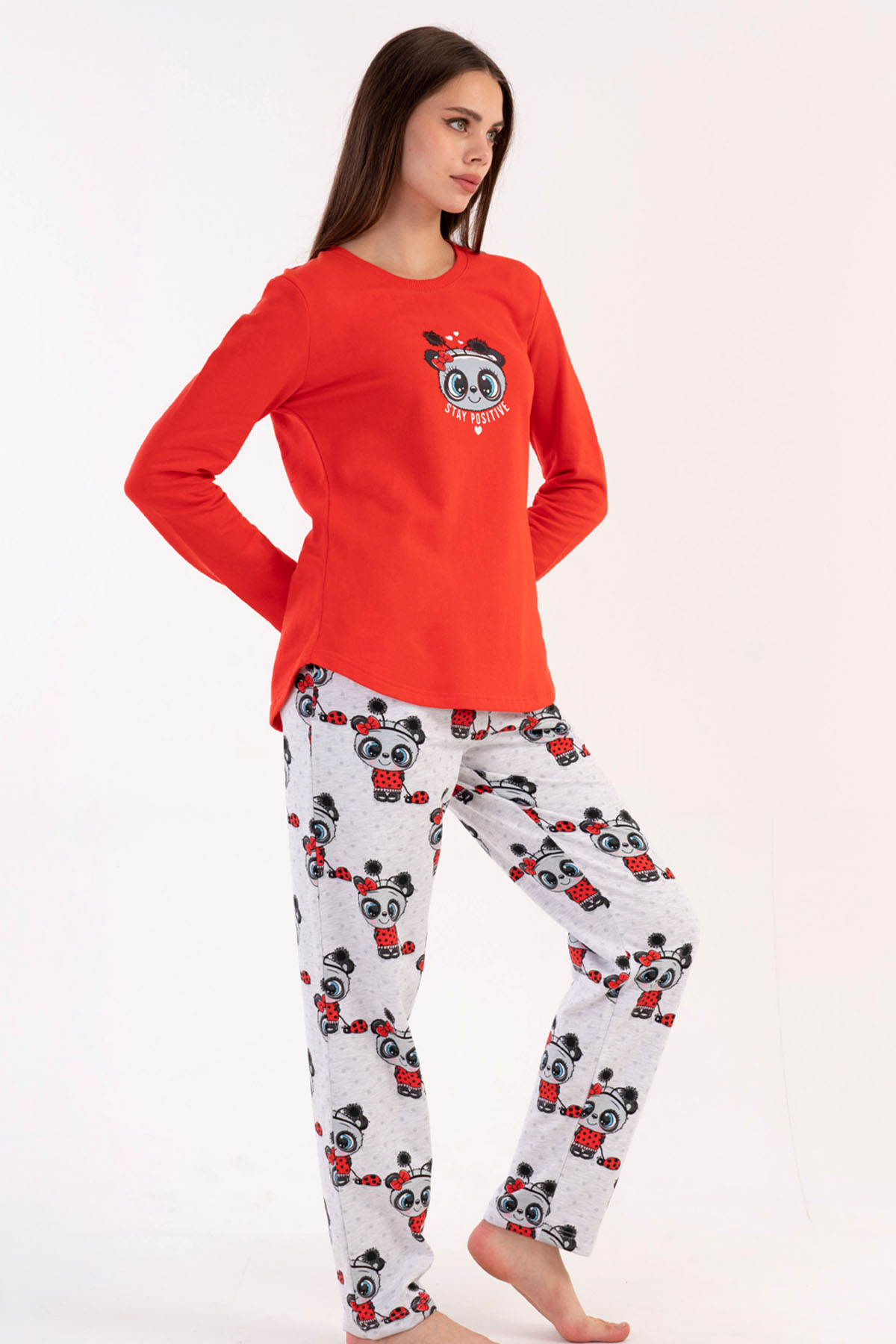 Kadın Uzun Kol Pijama Takım
