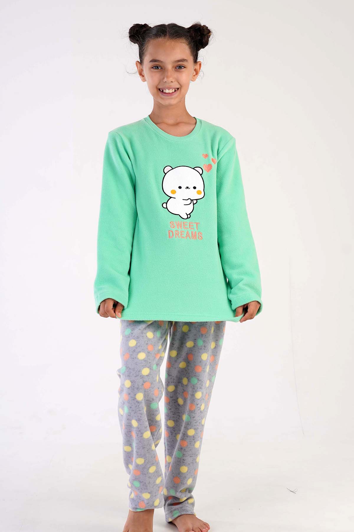 Kız Çocukpolar Uzun Kol Pijama Takım(7-8/13-14)
