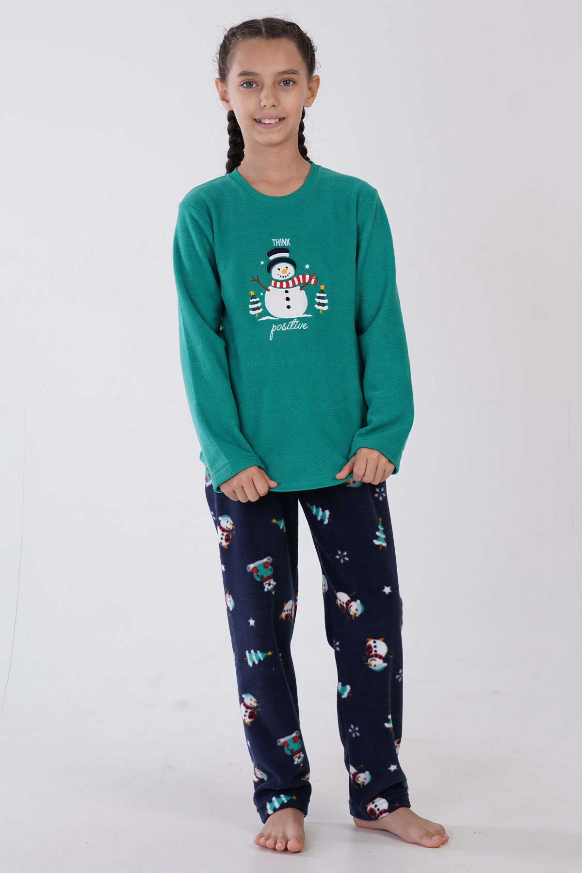 Kız Çocukpolar Uzun Kol Pijama Takım(7-8/15-16)
