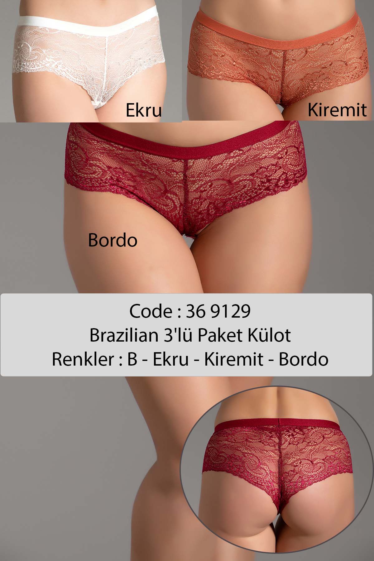 Kadın Brazillian Külot
