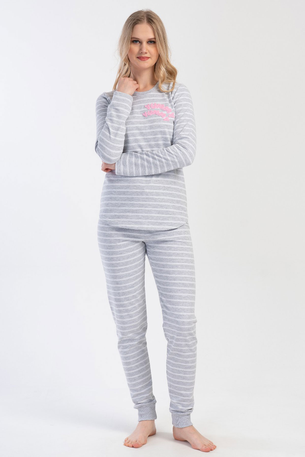 Kadın Uzun Kol Pijama Takım
