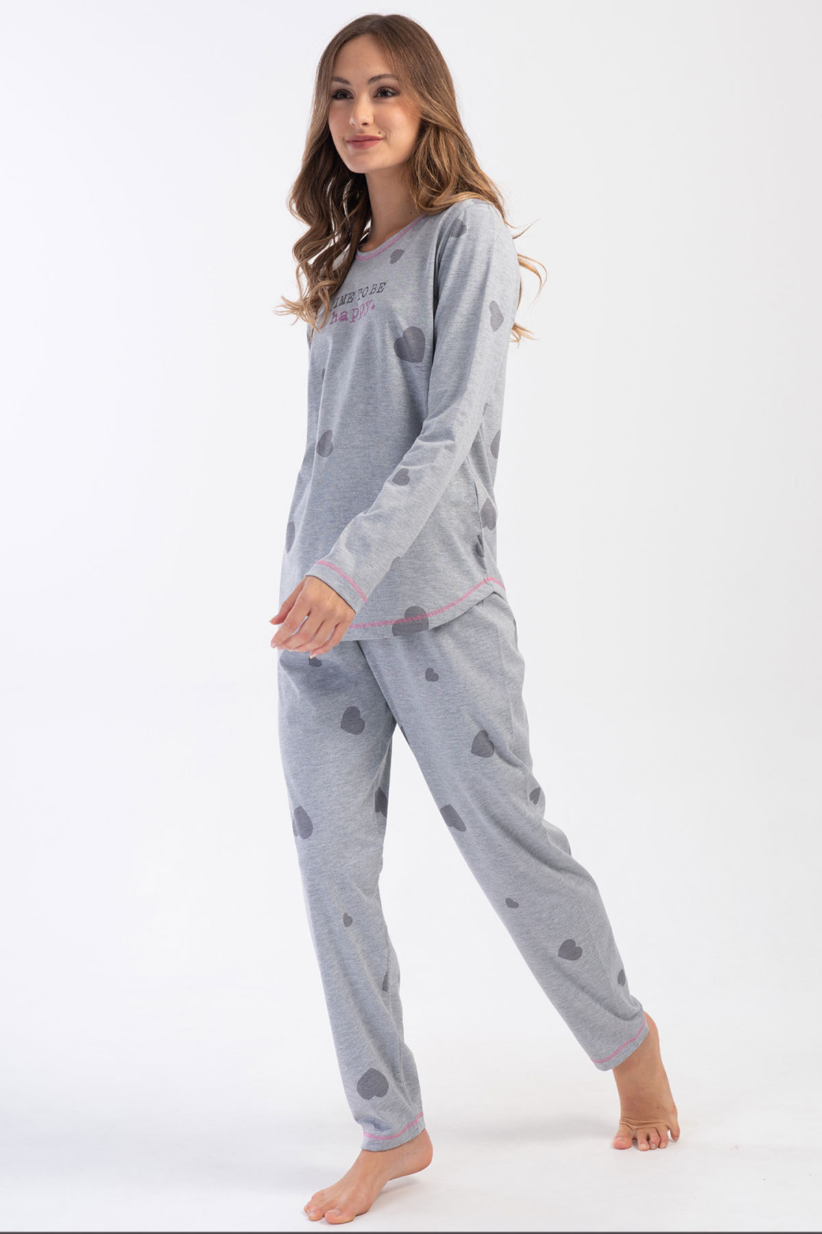 Kadın Uzun Kol Pijama Takım
