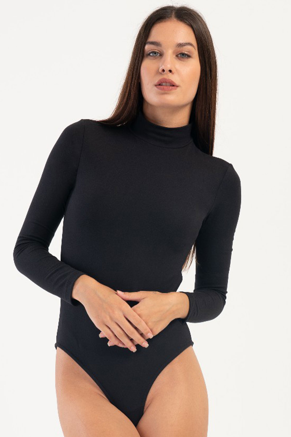 Pamuklu Kadın Comfort Yakalı Uzun Kol Cıtcıtlı Tulum Iclık
