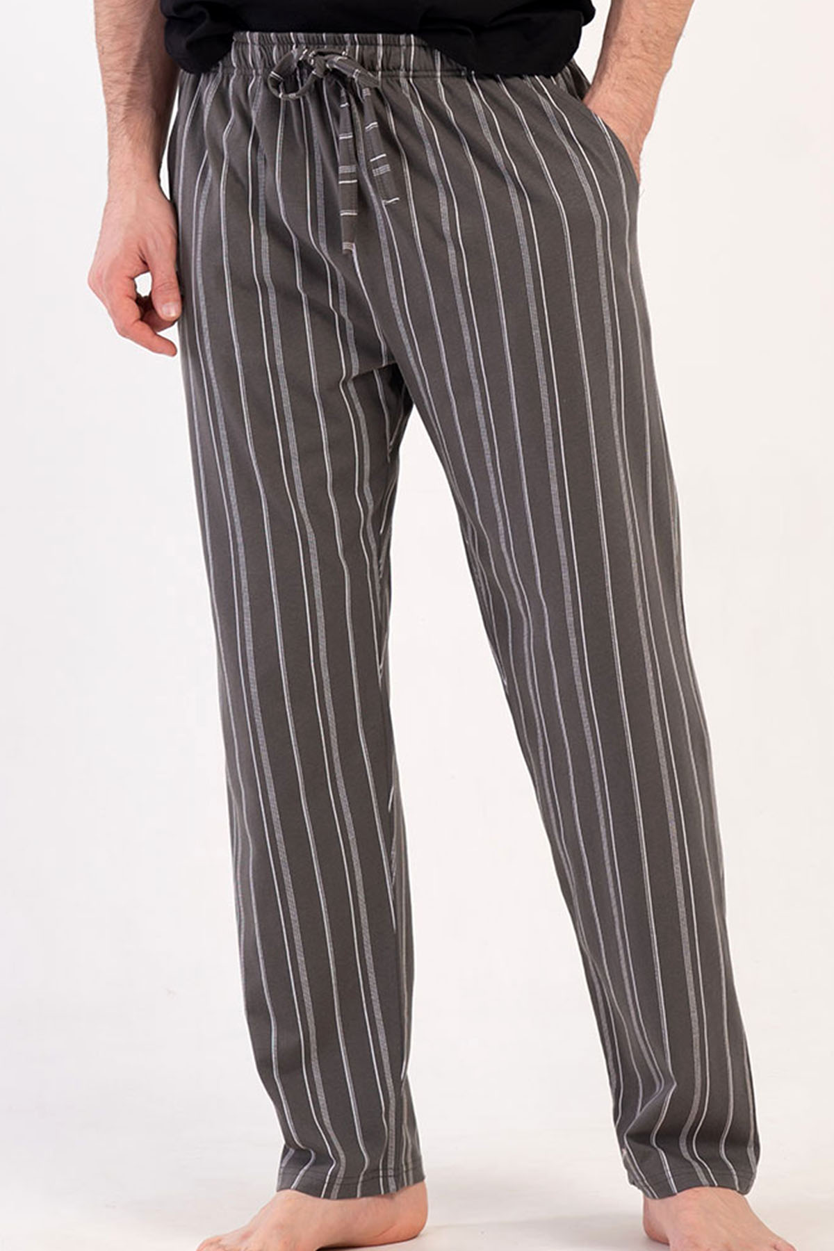 Pamuklu Erkek Büyük Beden Tek Alt Pijama
