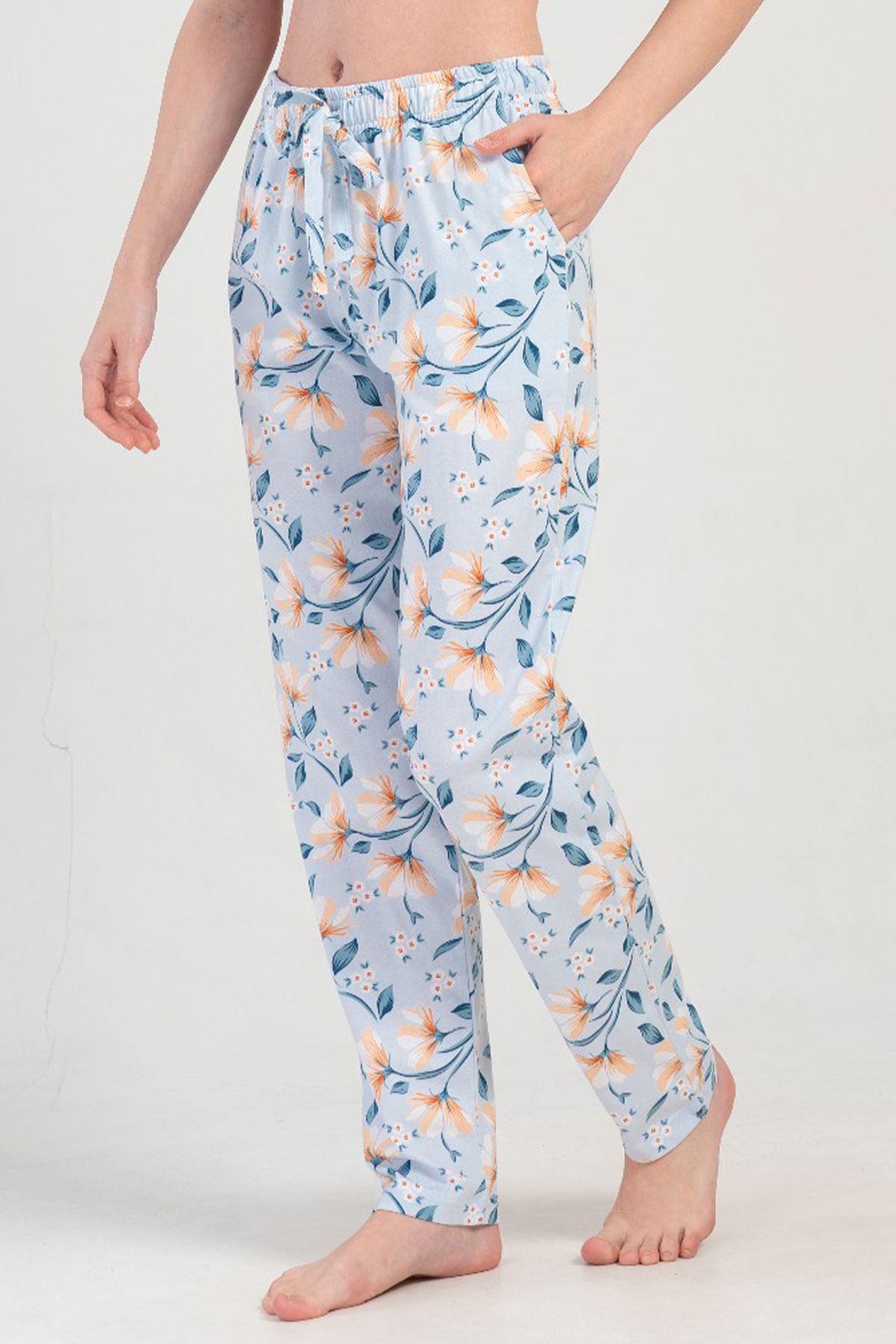 Pamuklu Kadın Tek Alt Pijama
