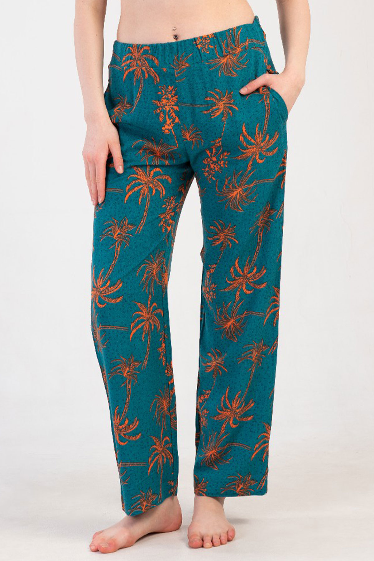 Kadın Vıscon Tek Alt Pijama
