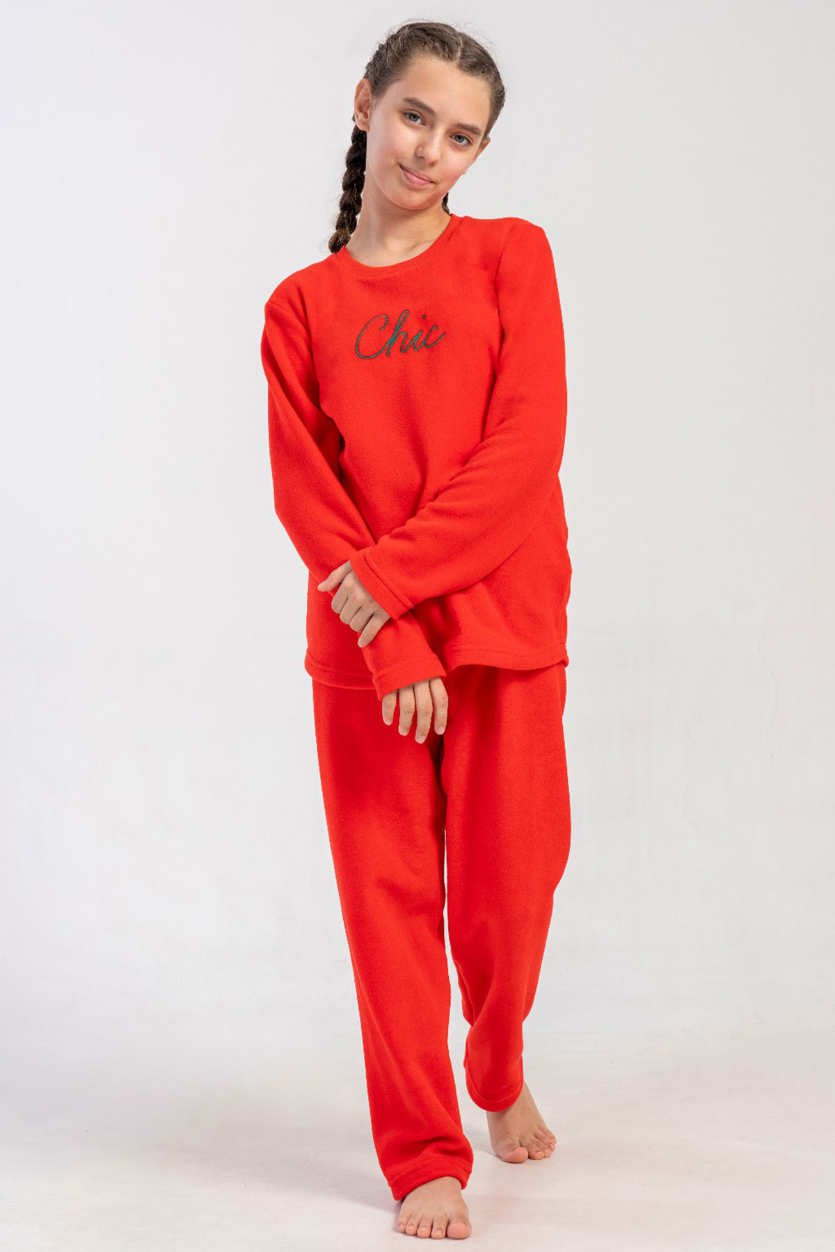 Kız Çocukpolar Uzun Kol Pijama Takım(7-8/13-14)
