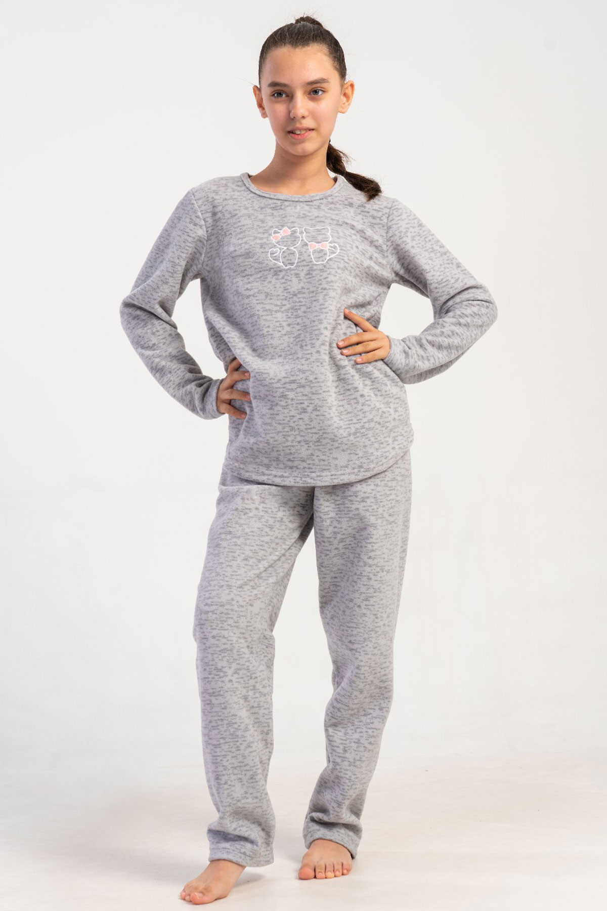 Kız Çocukpolar Uzun Kol Pijama Takım(7-8/13-14)
