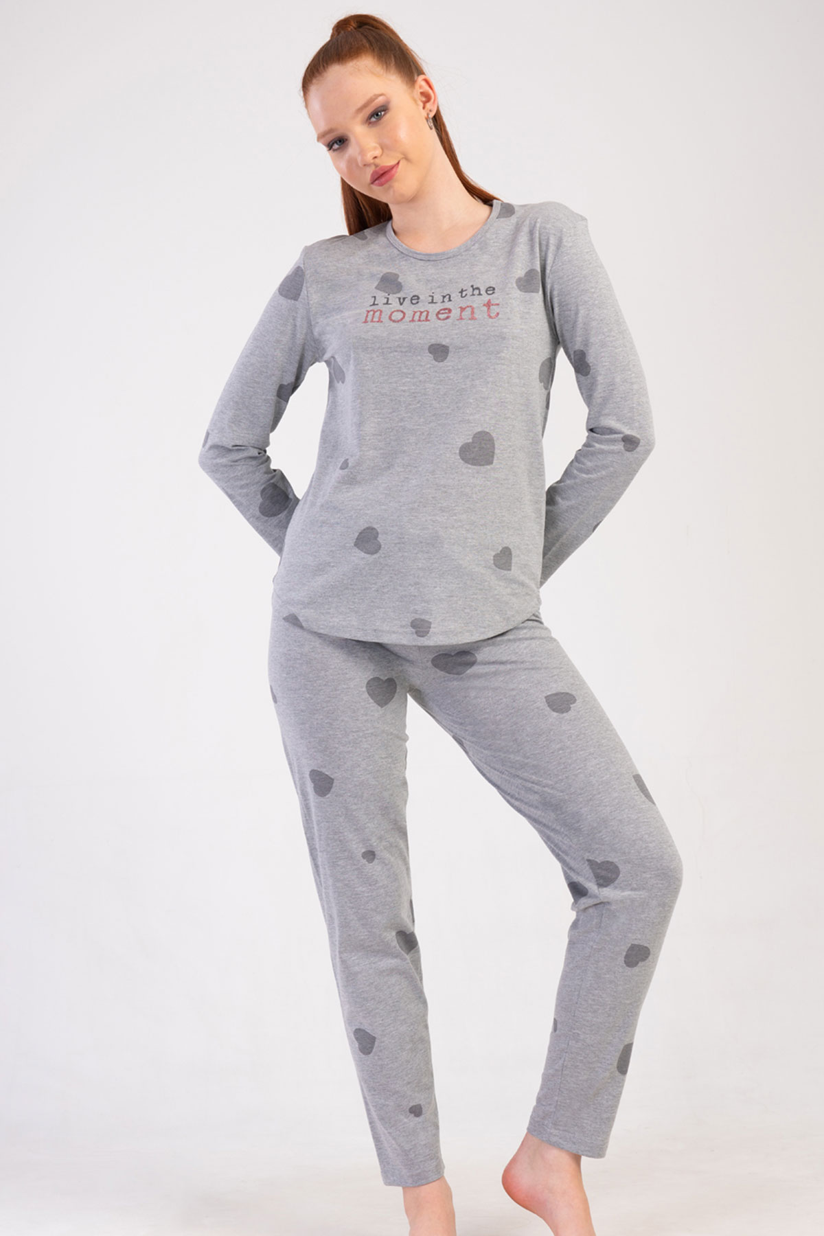 Kadın Uzun Kol Pijama Takım
