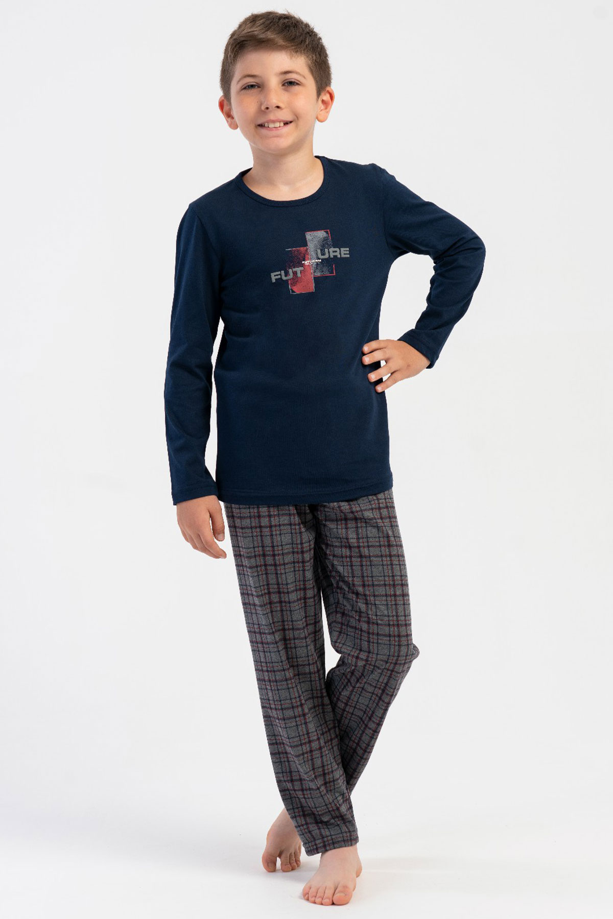 Erkek Çocuk Uzun Kol Pijama Takım(9/10-15/16)
