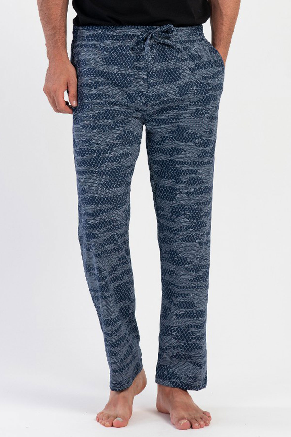 Pamuklu Erkek Büyük Beden Tek Alt Pijama
