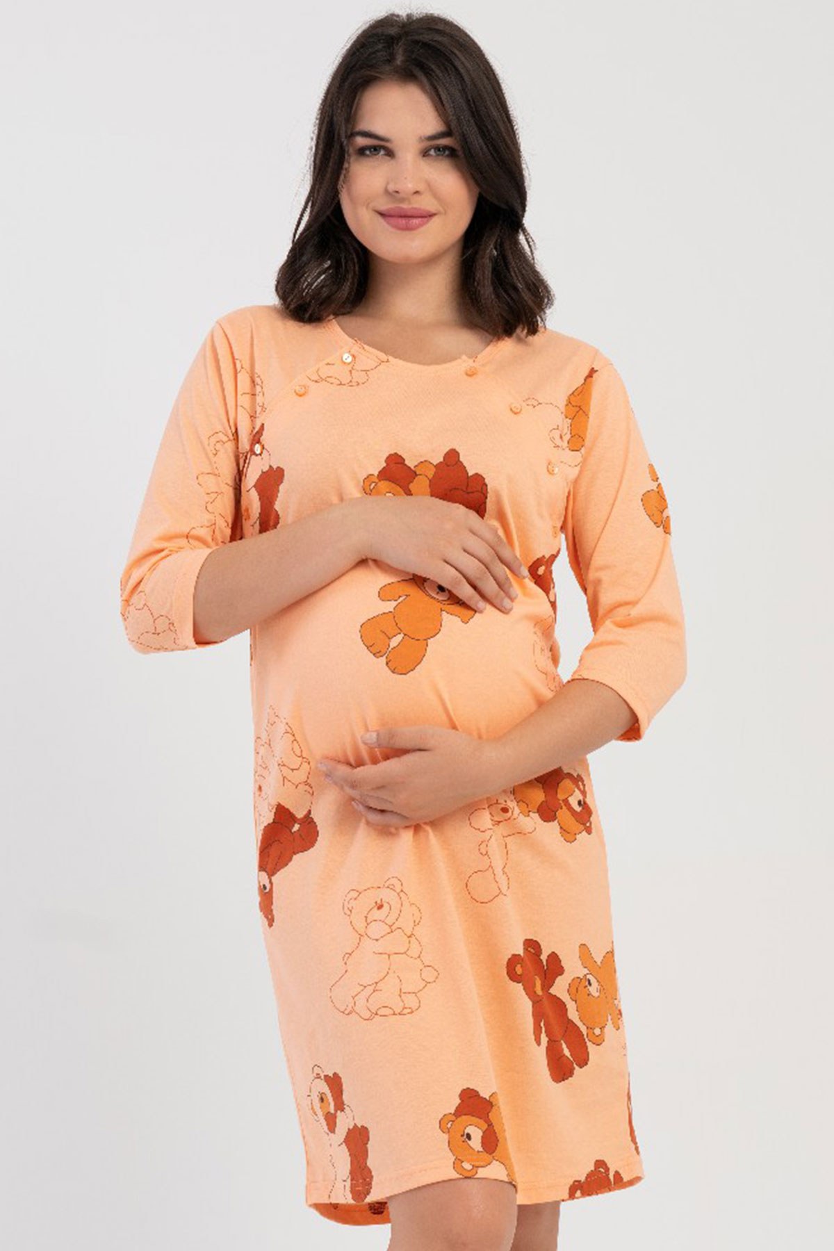 Pamuklu Kadın 3/4Kol Hamilegecelik
