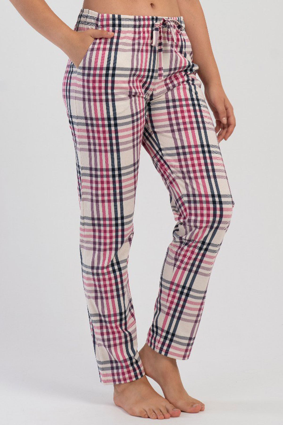 Pamuklu Kadın Penye Tek Alt Pijama
